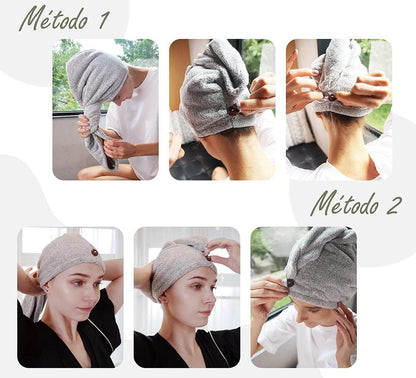 Toalla de microfibra para el cabello
